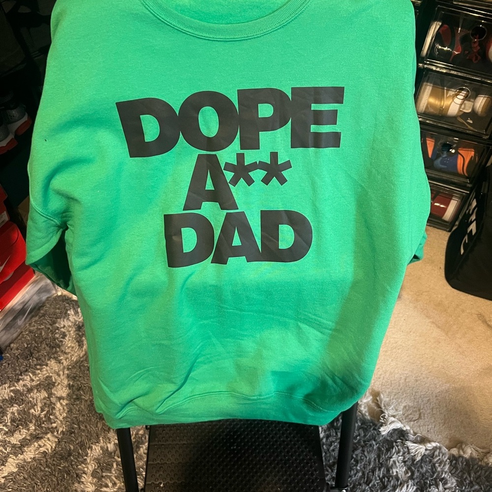 Green Graphic Mens SweatShirt